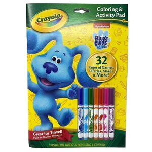 Crayola Blues Clues Color & Activity, 32 Coloring Pages and 7 Mini Markers, Gift